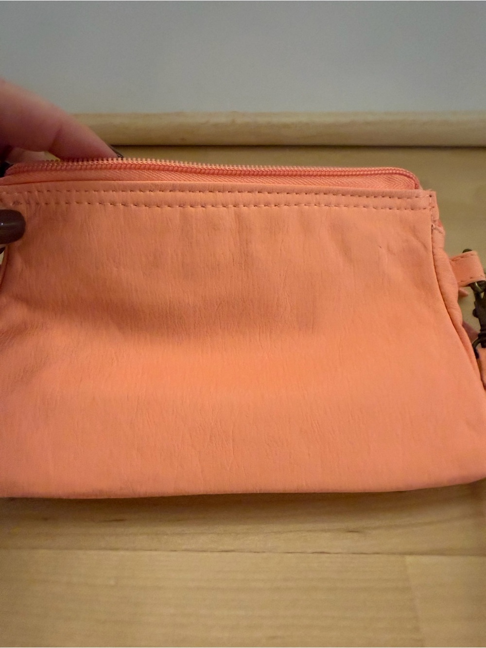 Women’s Wristlet Bag - Coral Pink - Picture 2 of 7